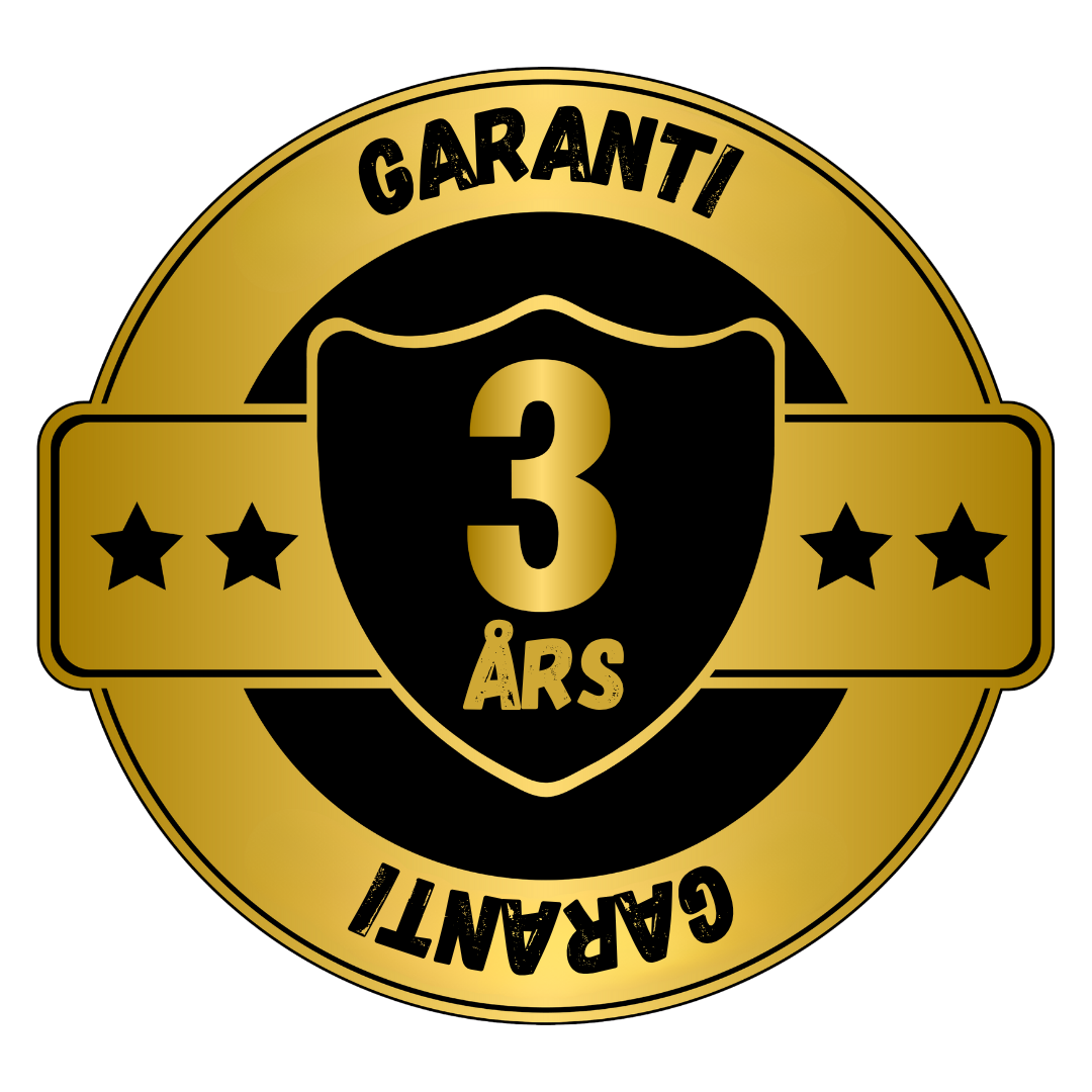3 års garanti badge